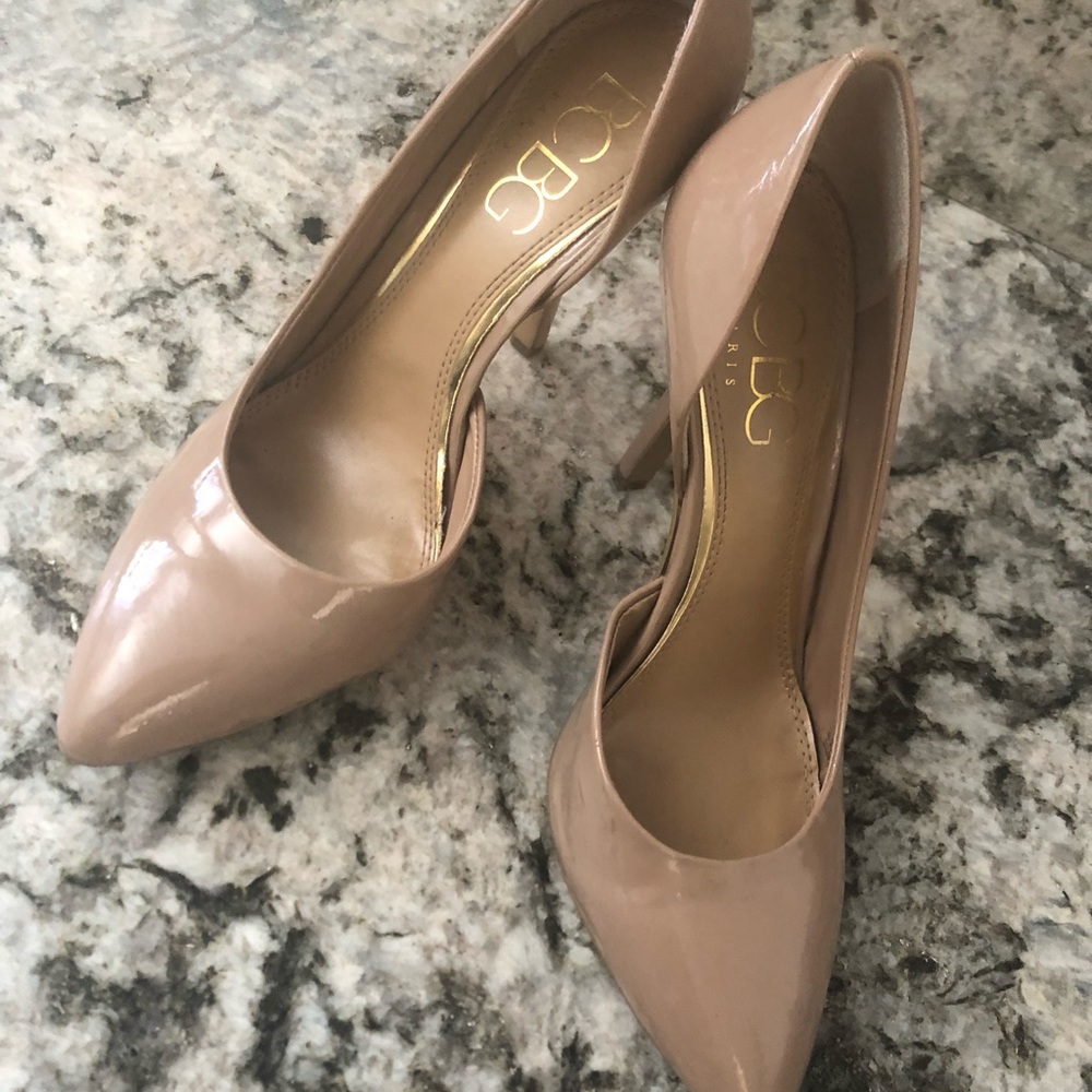 BCBG Paris Nude heels